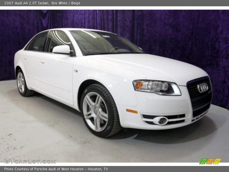 Ibis White / Beige 2007 Audi A4 2.0T Sedan