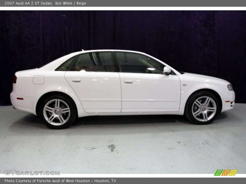 Ibis White / Beige 2007 Audi A4 2.0T Sedan
