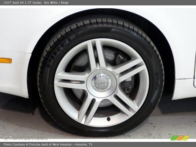 Ibis White / Beige 2007 Audi A4 2.0T Sedan