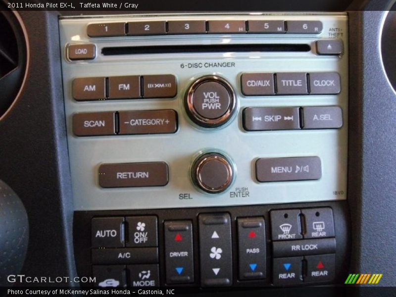 Taffeta White / Gray 2011 Honda Pilot EX-L