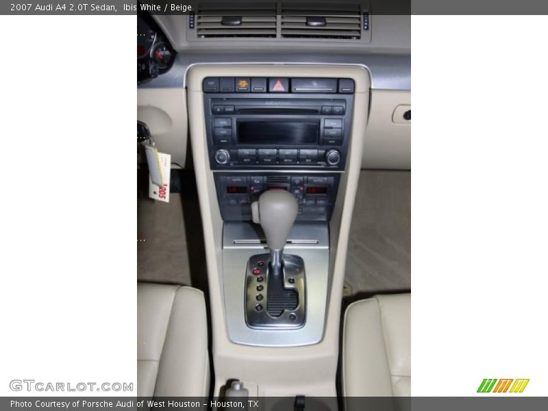 Ibis White / Beige 2007 Audi A4 2.0T Sedan
