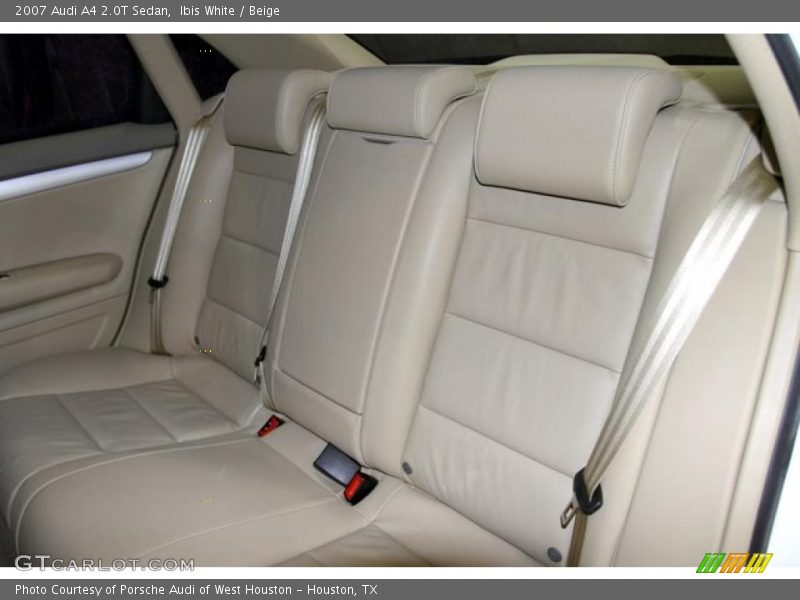 Ibis White / Beige 2007 Audi A4 2.0T Sedan