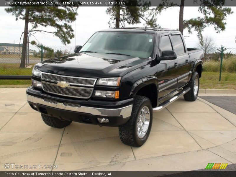 Black / Tan 2007 Chevrolet Silverado 1500 Classic LT Crew Cab 4x4