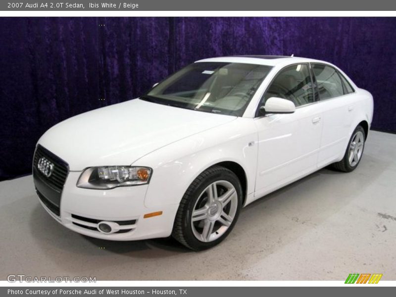 Ibis White / Beige 2007 Audi A4 2.0T Sedan