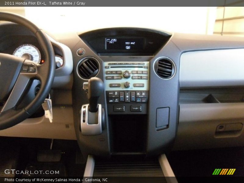 Taffeta White / Gray 2011 Honda Pilot EX-L