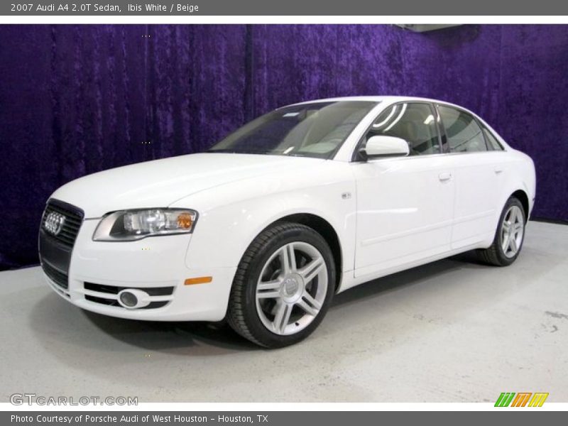 Ibis White / Beige 2007 Audi A4 2.0T Sedan