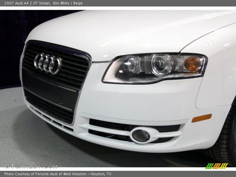 Ibis White / Beige 2007 Audi A4 2.0T Sedan