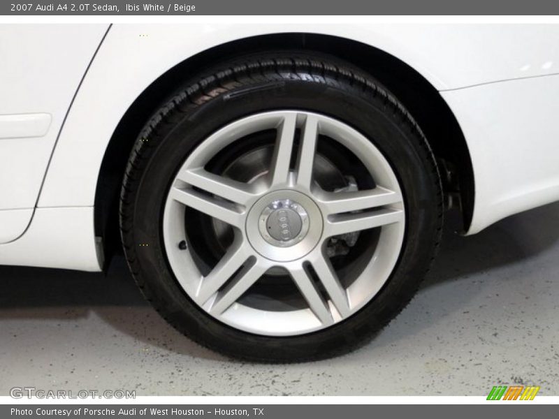Ibis White / Beige 2007 Audi A4 2.0T Sedan