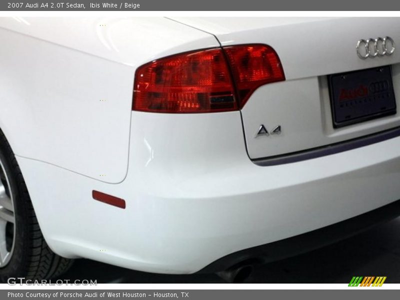 Ibis White / Beige 2007 Audi A4 2.0T Sedan
