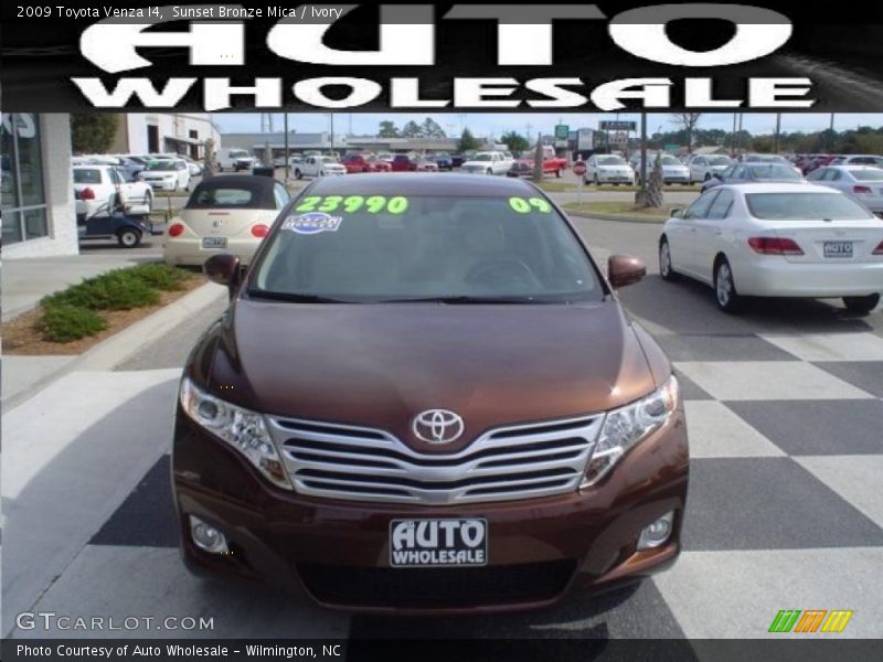 Sunset Bronze Mica / Ivory 2009 Toyota Venza I4