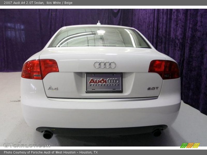Ibis White / Beige 2007 Audi A4 2.0T Sedan