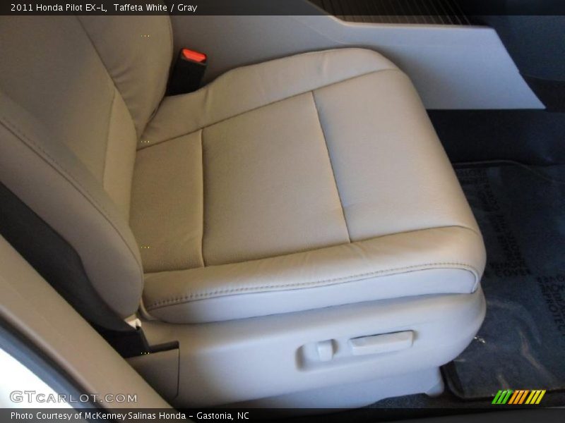 Taffeta White / Gray 2011 Honda Pilot EX-L