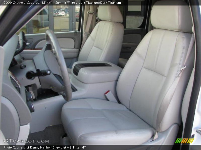 Summit White / Light Titanium/Dark Titanium 2009 Chevrolet Suburban LT 4x4