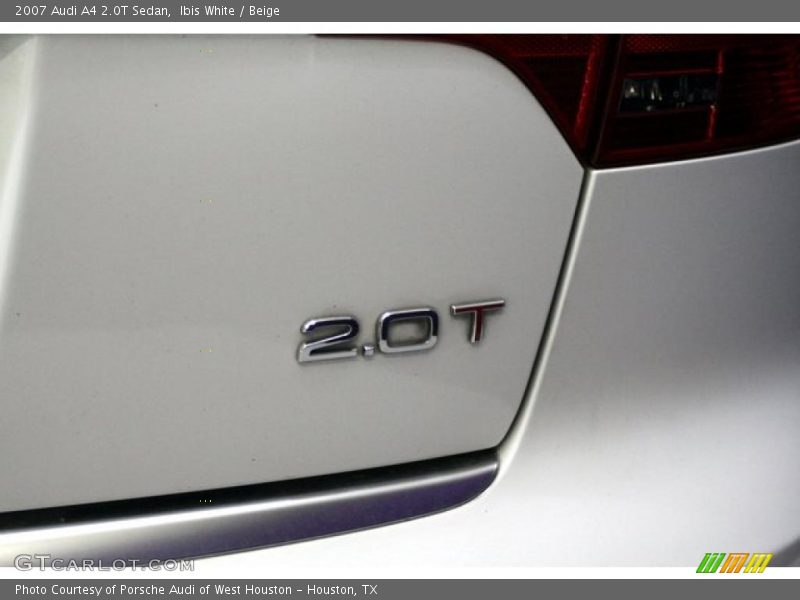 Ibis White / Beige 2007 Audi A4 2.0T Sedan