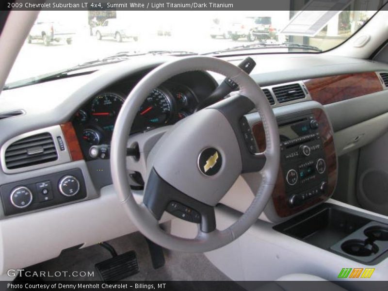 Summit White / Light Titanium/Dark Titanium 2009 Chevrolet Suburban LT 4x4