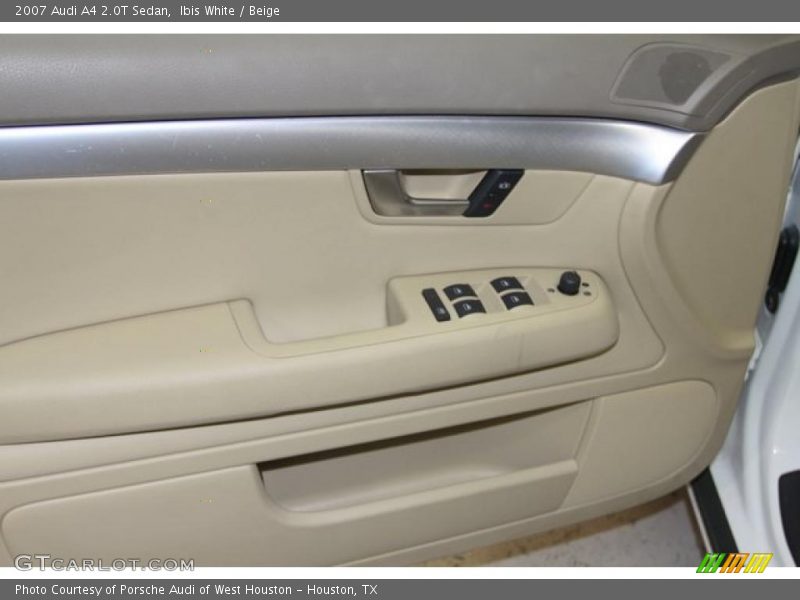 Ibis White / Beige 2007 Audi A4 2.0T Sedan