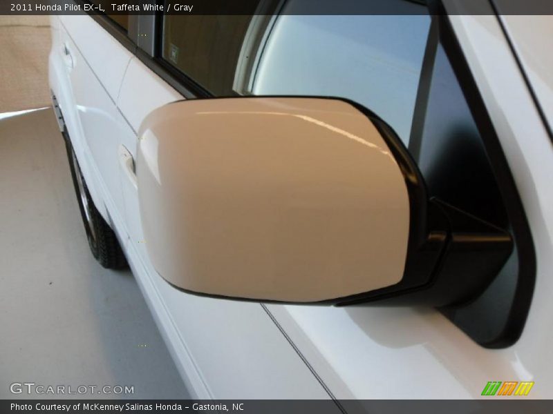 Taffeta White / Gray 2011 Honda Pilot EX-L
