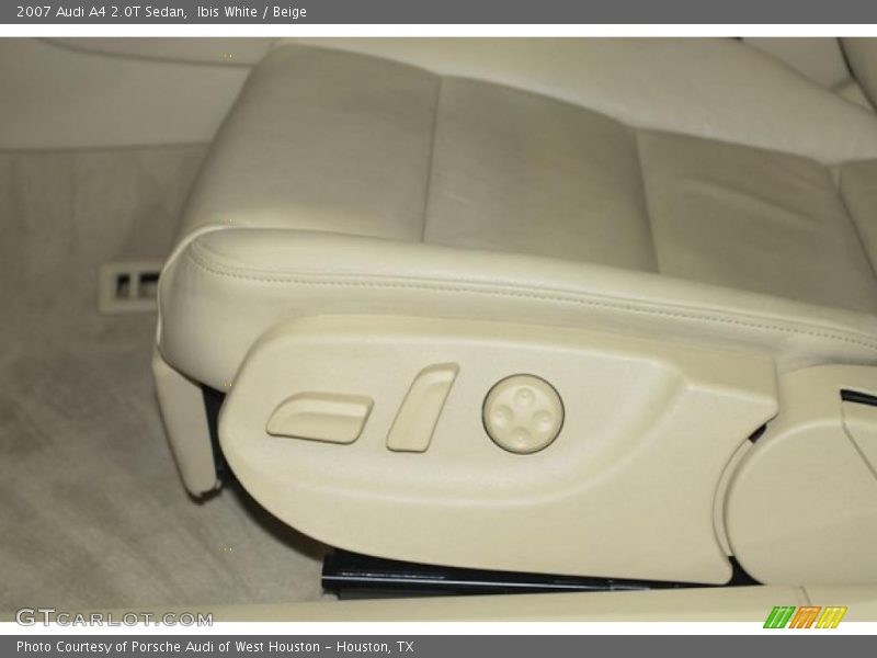 Ibis White / Beige 2007 Audi A4 2.0T Sedan