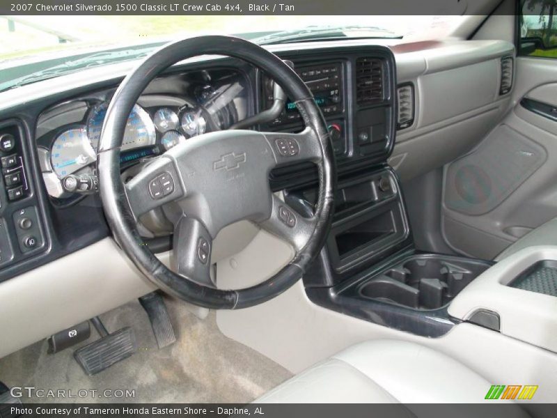 Black / Tan 2007 Chevrolet Silverado 1500 Classic LT Crew Cab 4x4