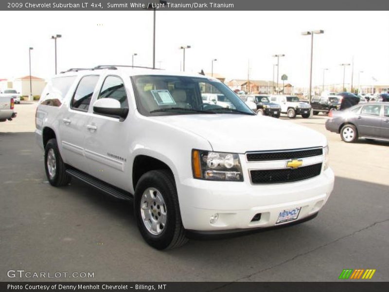 Summit White / Light Titanium/Dark Titanium 2009 Chevrolet Suburban LT 4x4