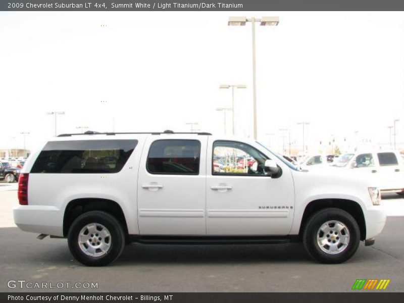 Summit White / Light Titanium/Dark Titanium 2009 Chevrolet Suburban LT 4x4