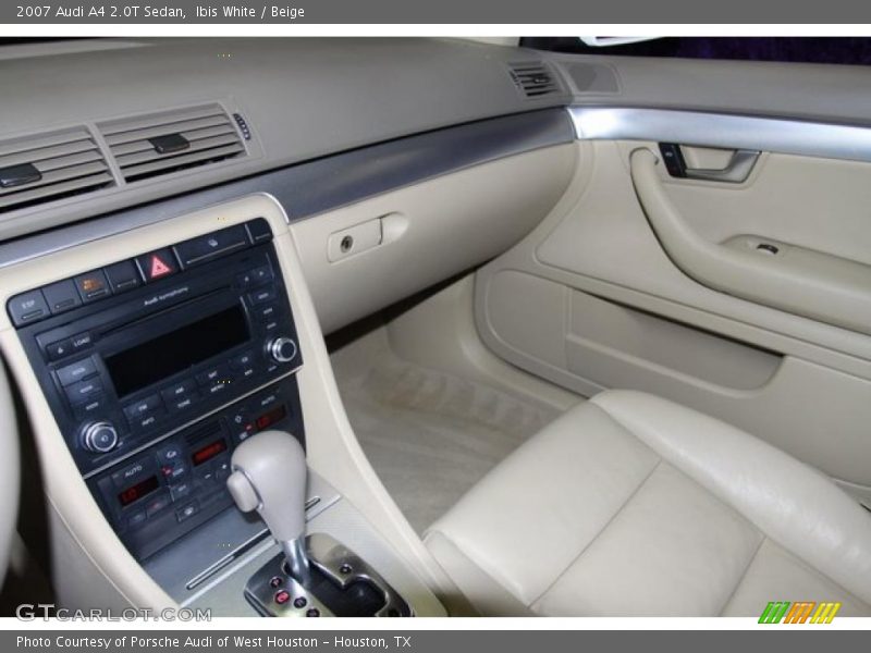 Ibis White / Beige 2007 Audi A4 2.0T Sedan
