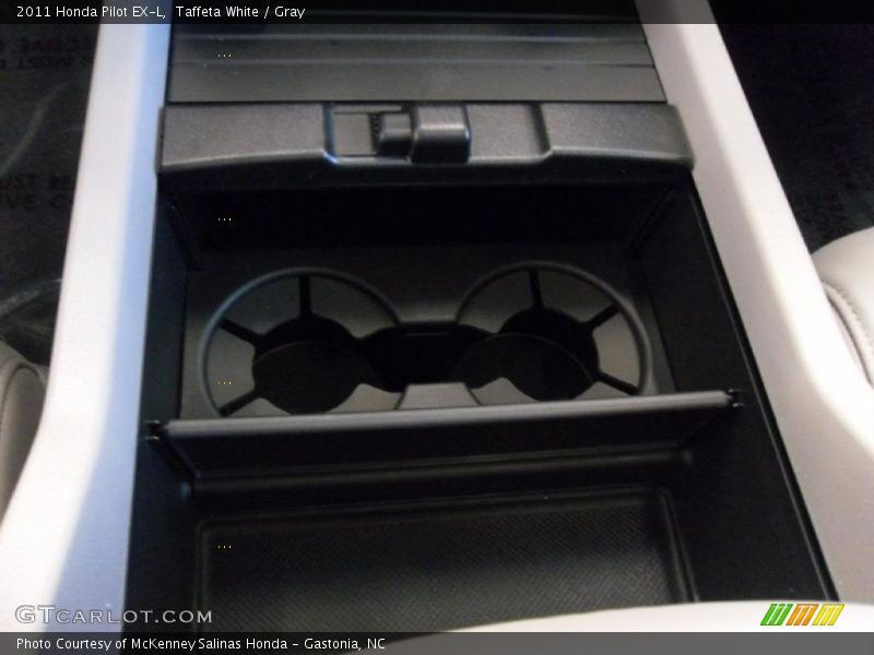 Taffeta White / Gray 2011 Honda Pilot EX-L