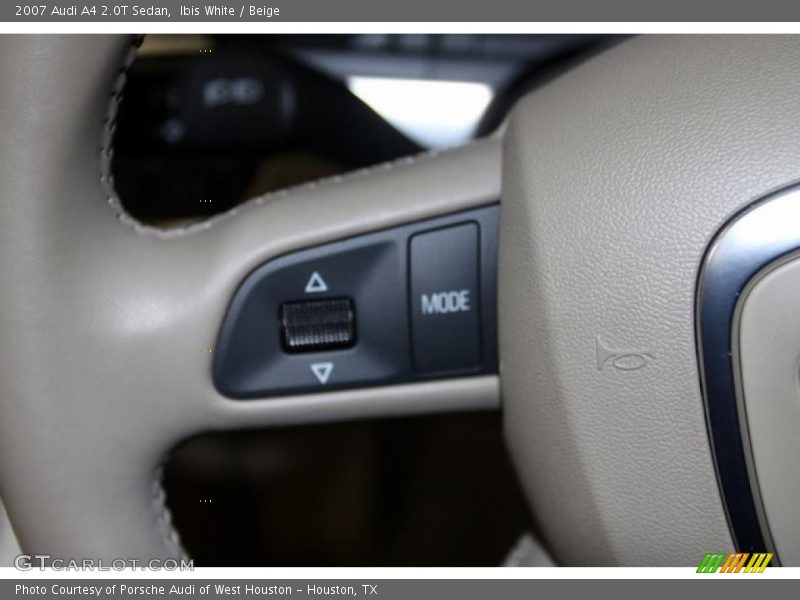 Ibis White / Beige 2007 Audi A4 2.0T Sedan