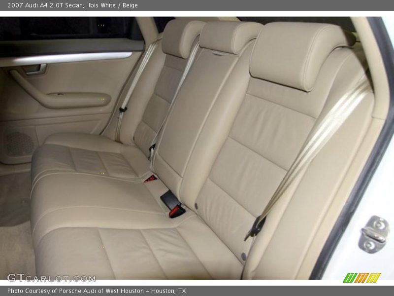 Ibis White / Beige 2007 Audi A4 2.0T Sedan