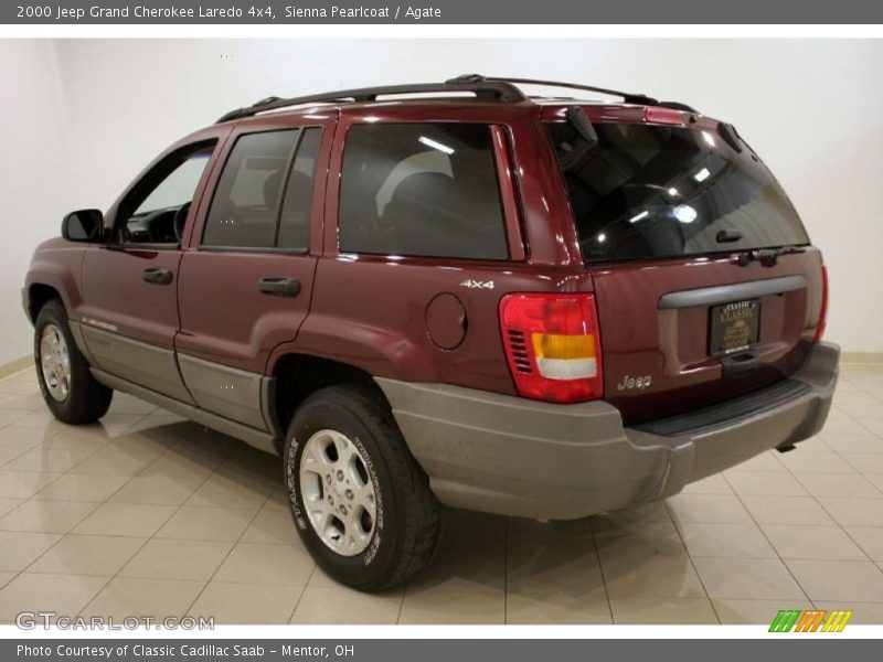Sienna Pearlcoat / Agate 2000 Jeep Grand Cherokee Laredo 4x4