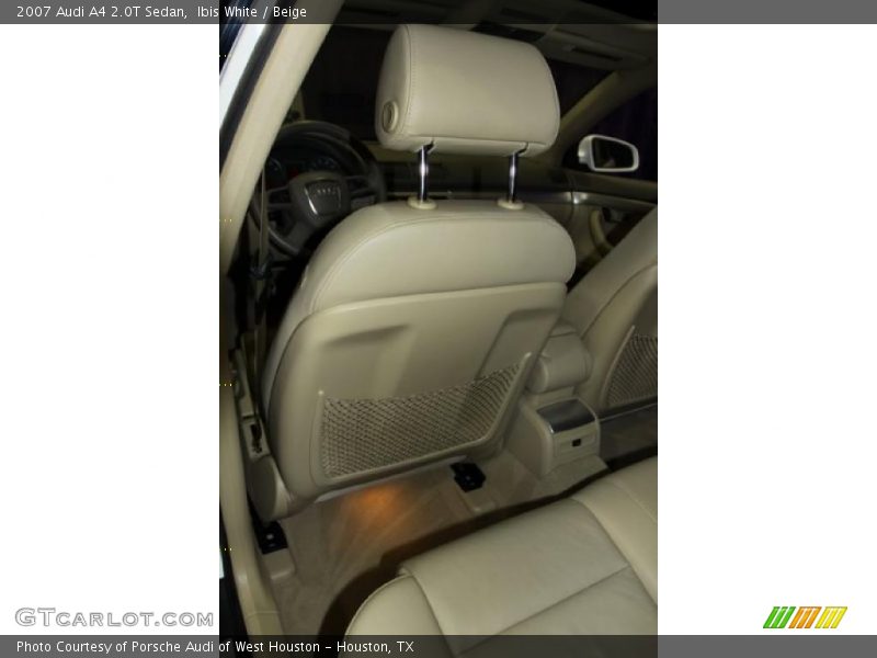 Ibis White / Beige 2007 Audi A4 2.0T Sedan