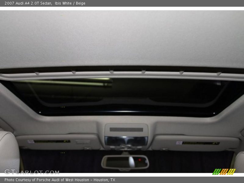 Ibis White / Beige 2007 Audi A4 2.0T Sedan