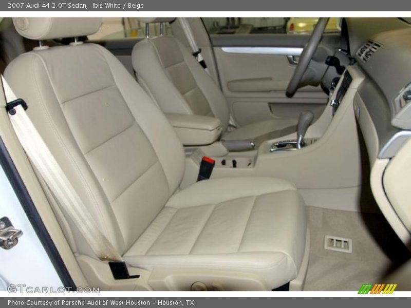 Ibis White / Beige 2007 Audi A4 2.0T Sedan