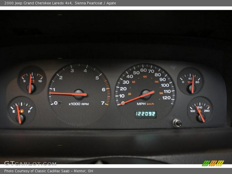 Sienna Pearlcoat / Agate 2000 Jeep Grand Cherokee Laredo 4x4