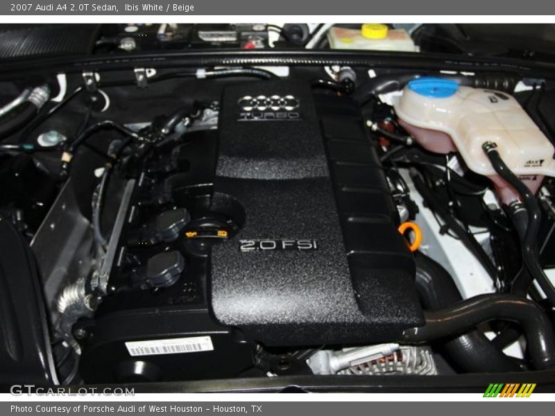 Ibis White / Beige 2007 Audi A4 2.0T Sedan