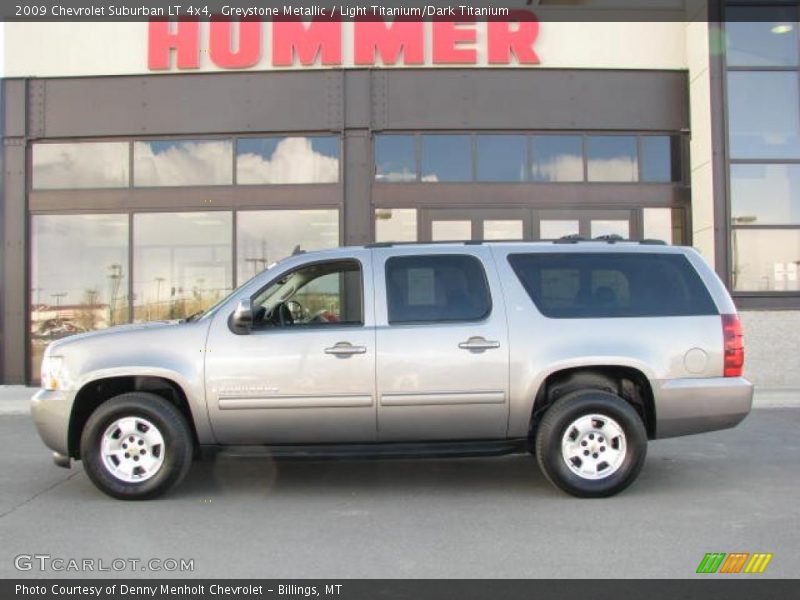 Greystone Metallic / Light Titanium/Dark Titanium 2009 Chevrolet Suburban LT 4x4