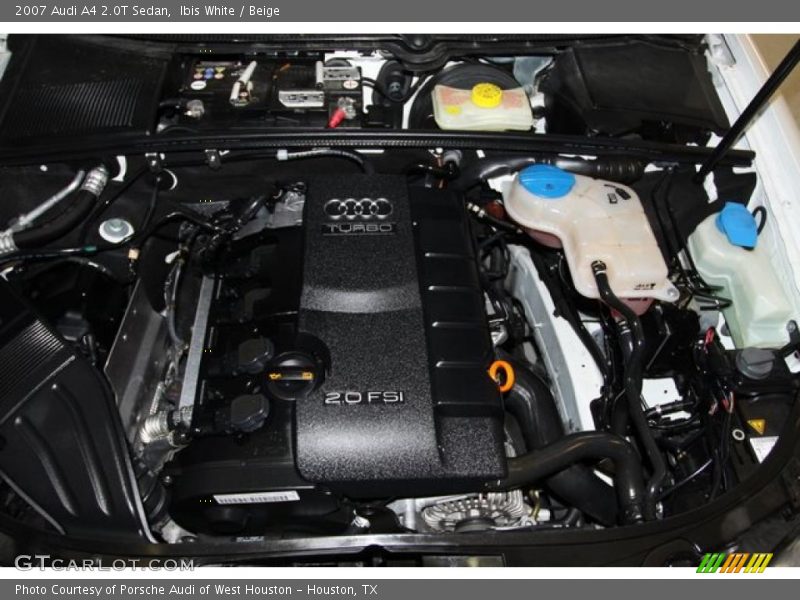 Ibis White / Beige 2007 Audi A4 2.0T Sedan
