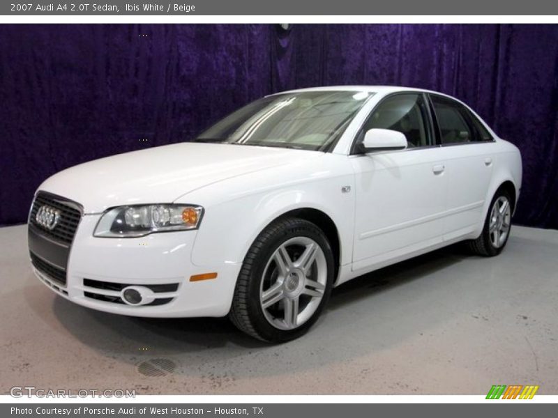 Ibis White / Beige 2007 Audi A4 2.0T Sedan