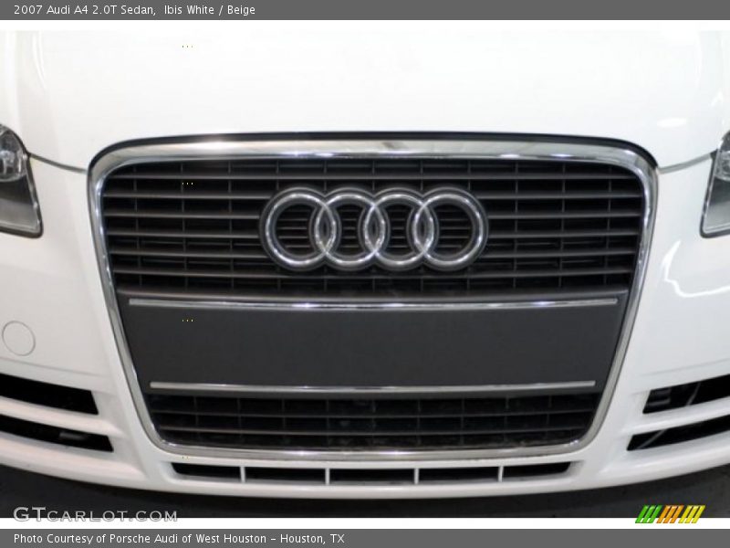 Ibis White / Beige 2007 Audi A4 2.0T Sedan