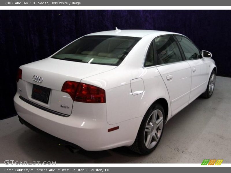 Ibis White / Beige 2007 Audi A4 2.0T Sedan