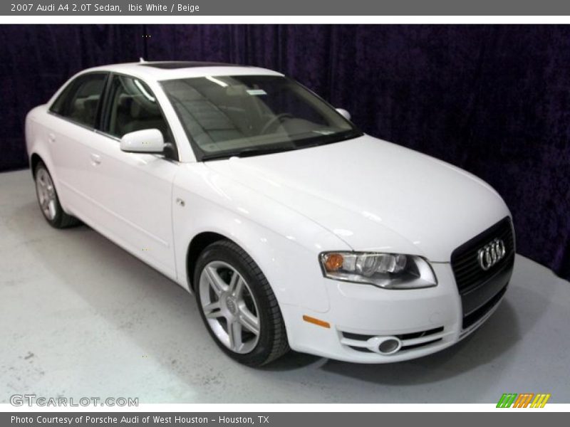 Ibis White / Beige 2007 Audi A4 2.0T Sedan