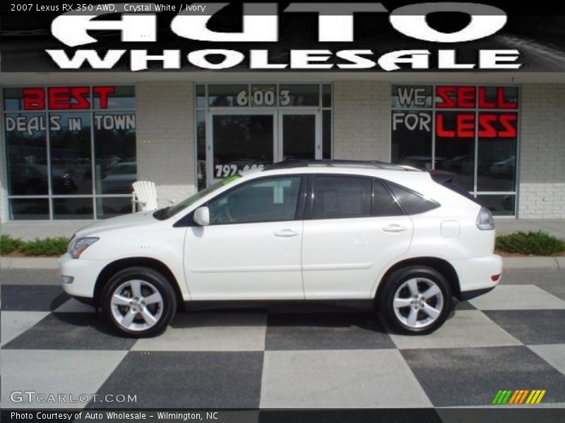 Crystal White / Ivory 2007 Lexus RX 350 AWD