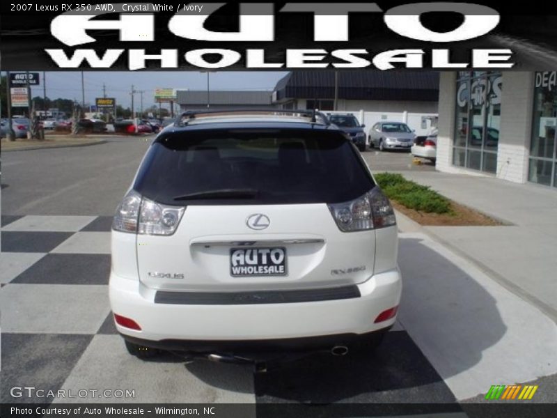 Crystal White / Ivory 2007 Lexus RX 350 AWD