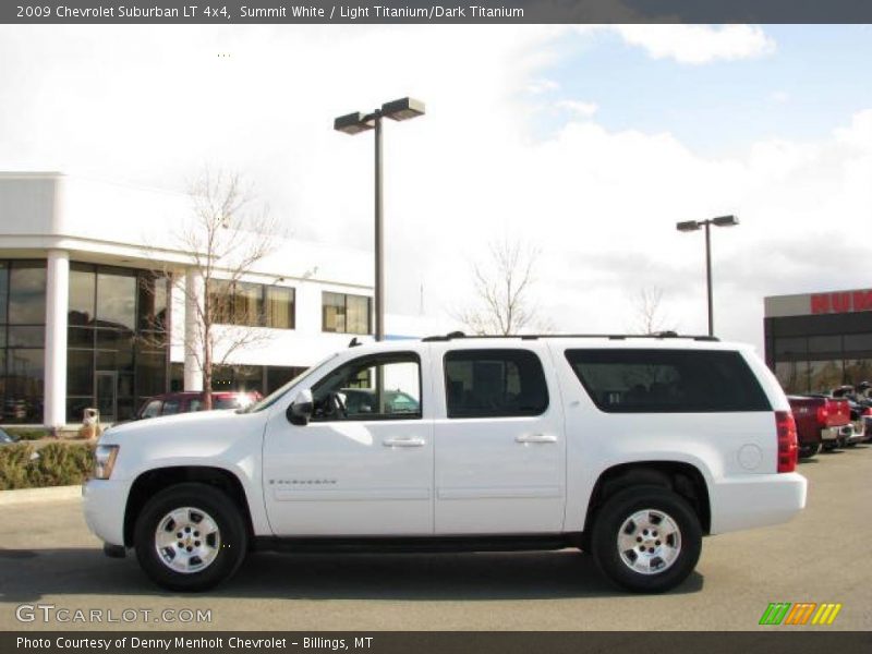 Summit White / Light Titanium/Dark Titanium 2009 Chevrolet Suburban LT 4x4
