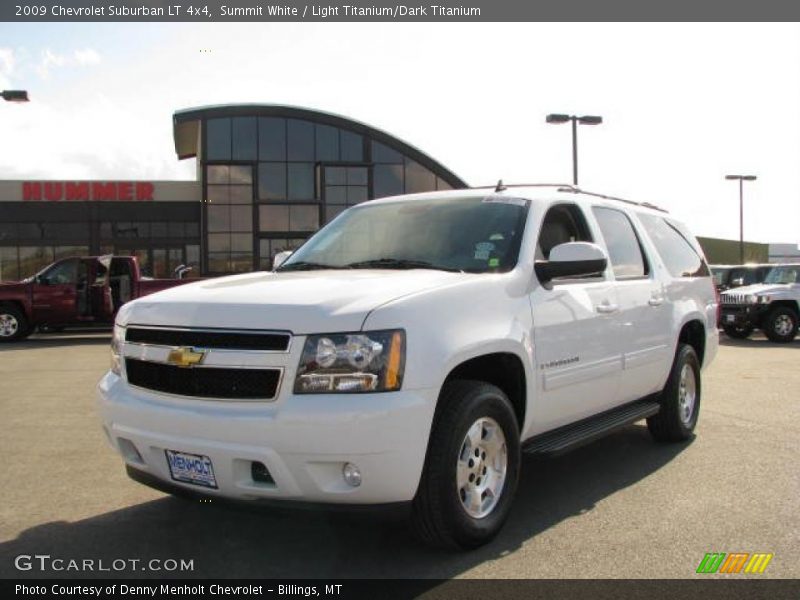 Summit White / Light Titanium/Dark Titanium 2009 Chevrolet Suburban LT 4x4