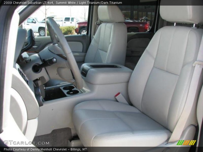 Summit White / Light Titanium/Dark Titanium 2009 Chevrolet Suburban LT 4x4