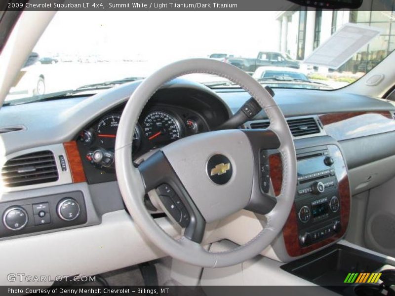 Summit White / Light Titanium/Dark Titanium 2009 Chevrolet Suburban LT 4x4
