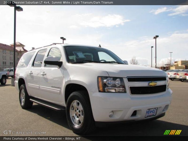Summit White / Light Titanium/Dark Titanium 2009 Chevrolet Suburban LT 4x4