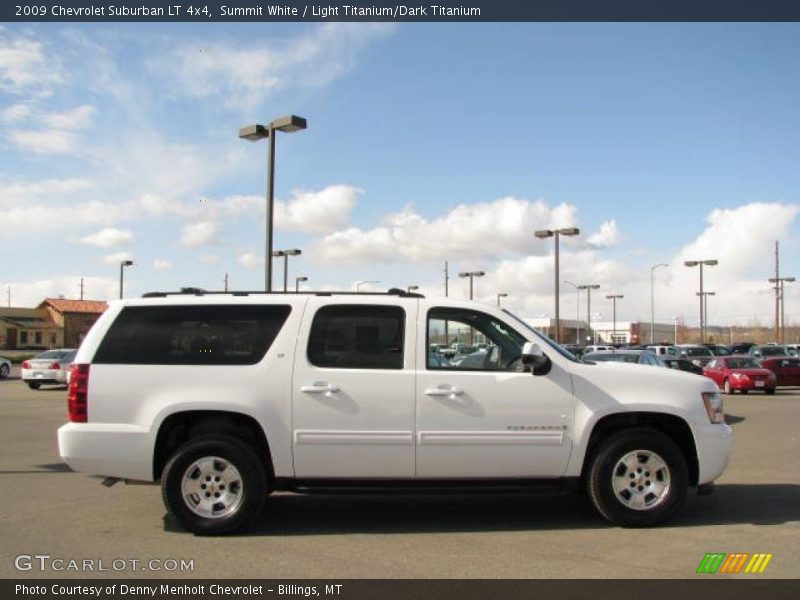Summit White / Light Titanium/Dark Titanium 2009 Chevrolet Suburban LT 4x4