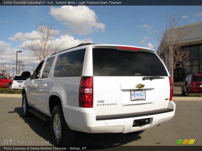Summit White / Light Titanium/Dark Titanium 2009 Chevrolet Suburban LT 4x4